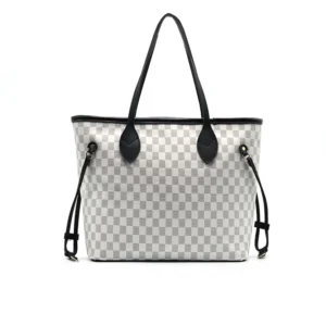 Toteva Hand Bag white and Grey