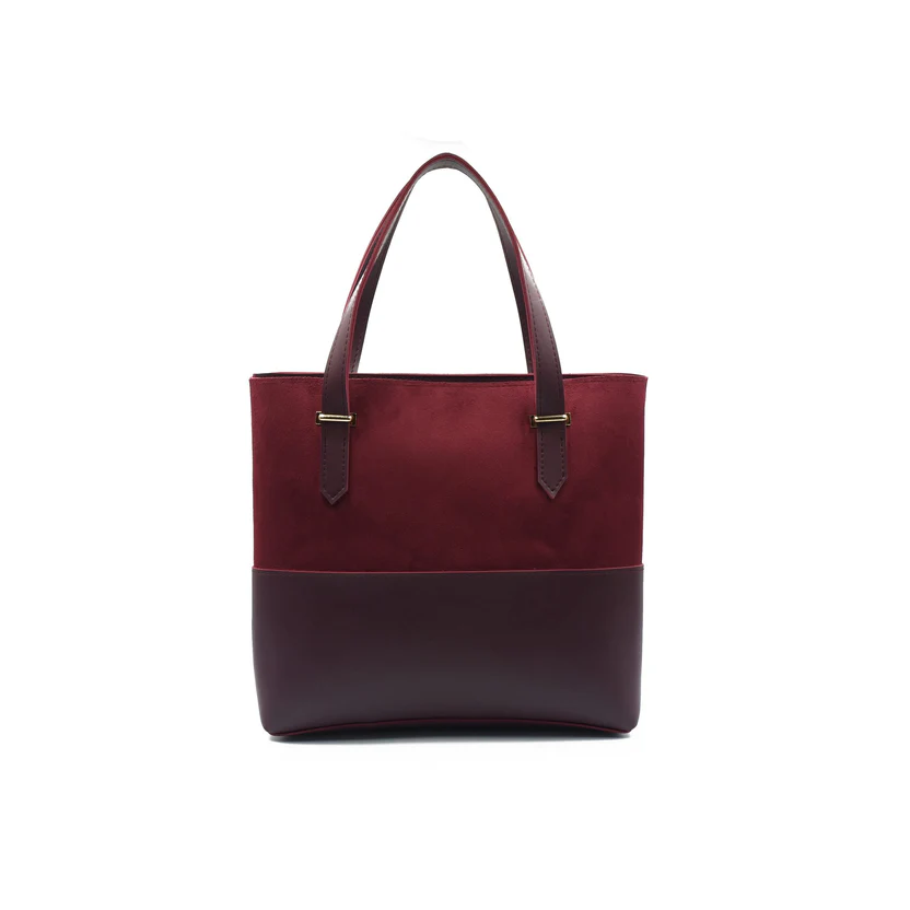 Toteva Carry Tote Bag Maroon